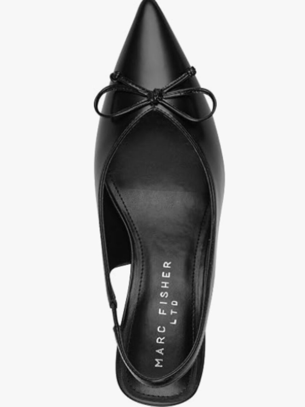 Marc Fisher LTD Gretel Slingback Pointed Toe Bow Pump